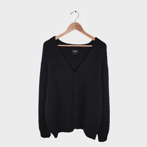 Cárdigan grunge peludo mezcla mohair negro BEAMS para hombre - talla L - Imagen 1 de 6