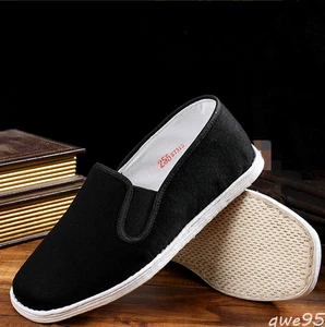 China Handmade Kung Fu Shoes Martial Arts Tai Chi Sports Fitness Sneakers - Picture 1 of 12