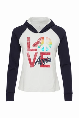 Camiseta con Capucha Manga Larga Soffe Niñas BLANCA - PEQUEÑA (7) Foto 1 de 4