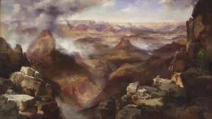 Grand Canyon of the Colorado : Thomas Moran : 1892 : Archival Quality Art Print - Picture 1 of 2