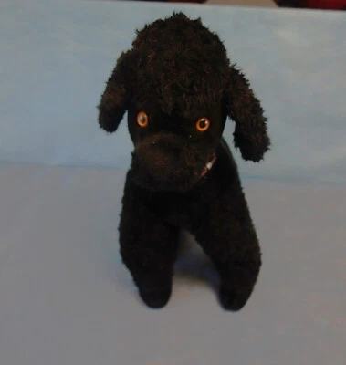 superbe ancienne grande peluche chien caniche peluche d'oc - Photo 1/4