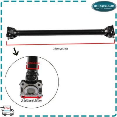 Front Drive Shaft 2011-2013 For BMW 535i 550i 750i 750Li xDrive AWD 26207629988 - Image 1 of 4