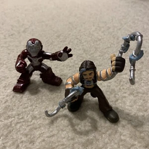 Marvel Super Hero Squad Iron Man 2 Final Battle Ivan Whiplash Vanko Toy Figures - Picture 1 of 10