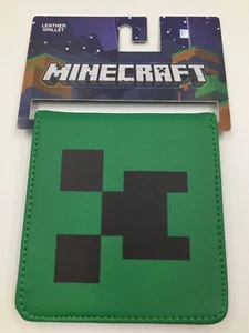 Minecraft • Creeper Leather Wallet • Officially Licensed • New - Picture 1 of 3