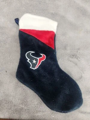 Houston Texans Holiday Mini Christmas Stocking Ornament 7” Tall - Image 1 of 3