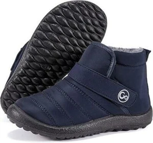 FUDYNMALC Girls Boys Winter Snow Boots - Comfortable Warm Blue SIZE 11 - Picture 1 of 1