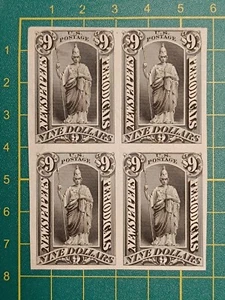 US stamps, 9$ Newspapers Periodicals, Block of 4, Trial Color PROOF on India - Picture 1 of 5