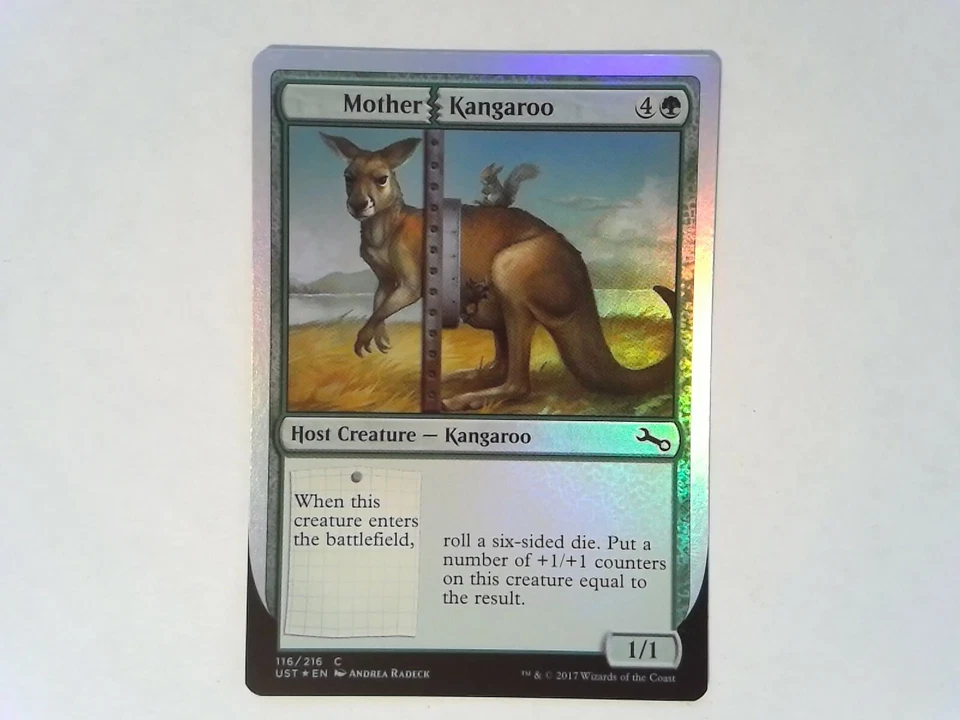 Foil Mother Kangaroo	 Unstable - Magic the Gathering Mtg - Green - Image 1 of 1