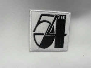STUIDO 54 NEW EMBROIDERED IRON ON ON NAME PATCH  TAG 2 X 2 - Picture 1 of 1