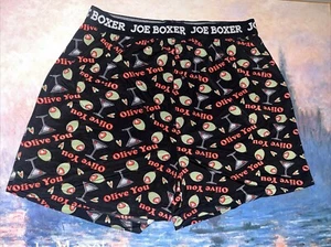 Vintage Joe Boxer Boxers “Olive You” Mens Large - Picture 1 of 8