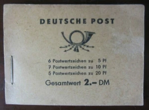 Vintage Deutsche Post complete book of German postage stamps mid century - Picture 1 of 4