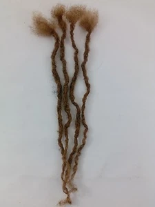 "Cerraduras de cabello 100 % humano hechas a mano 4 rastas hasta 11""" - Imagen 1 de 3