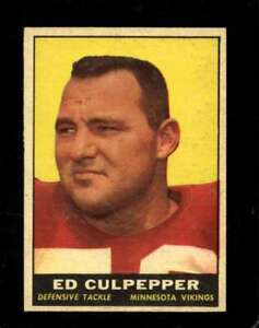 1961 TOPPS #84 ED CULPEPPER EXMT VIKINGS *X98429