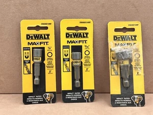 DeWALT 5 MAX IMPACT MAGNETIC NUT DRIVER SET 1/4 - 5/16 - 1/2 - Picture 1 of 2
