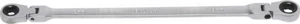 BGS Doppel-Ratschen-Gelenkschlüssel SW 8 x 9 mm – 1541-8X9 - Picture 1 of 1
