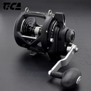 TICA OXEAN Multiplier Reel Graphite Frame Lever Drag Saltwater Trolling Fishing - Picture 1 of 1