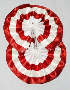 Draft Horse Tail Bow - Red and Cream - Picture 1 of 1