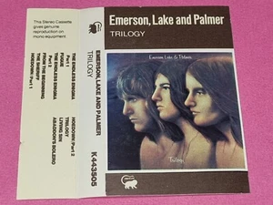 Emerson Lake & Palmer - Trilogy Audio Cassette Inlay Only (No Tape) - Picture 1 of 2