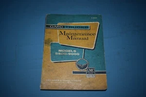 1960 61 GMC Truck Heavy Duty 5500-9000 Service Shop Repair Maintenance Manual - Picture 1 of 11
