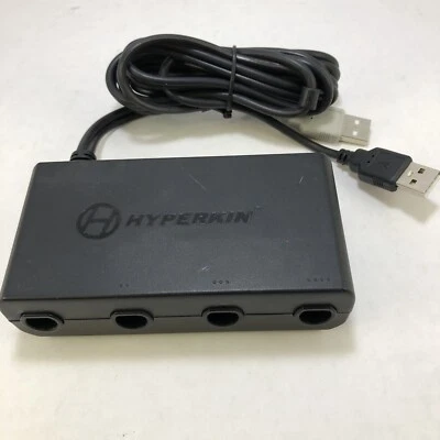 Hyperkin 4-портовый контроллер адаптер GameCube для Wii U / переключатель / ПК #ML - Изображение 1 из 2