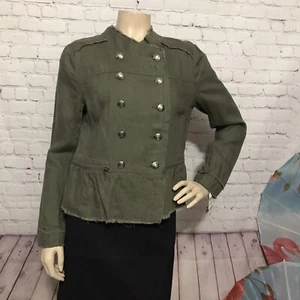 Inc Concept International Women’s Military Jacket, Size Medium, Olive Drab Colo - Bild 1 von 12