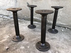 3/4" x 8" Deep DIY Industria Pipe Table Legs,Perfect For Coffee,metal Table - Picture 1 of 6