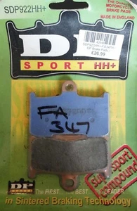 DP Brakes Brake Pads FA347H SDP922HH+ BC42648 - T - Picture 1 of 1