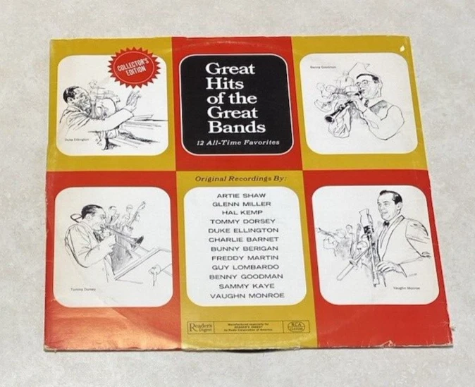 Great Hits of the Great Band Vinyl Record 1967 Vintage Tested RDA 44-D2 Reader's - Image 1 of 4