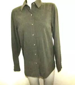 TALBOTS, BLUSA MUJER VERDE MANGA LARGA, TALLA PEQUEÑA, POLIETILENO ELÁSTICO/SPANDEX - Imagen 1 de 7