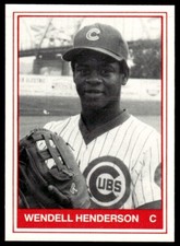 1982 TCMA Quad City Cubs Wendell Henderson Quad City Cubs #15