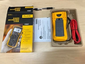 Fluke 116C HVAC Multimeter True RMS 600V - Temp/Kapazität/Mikroverstärker - mit Leitungen - Bild 1 von 3