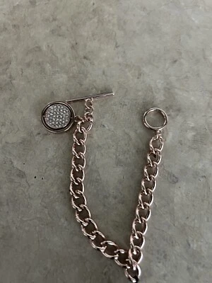 Pulsera de eslabones de cadena Carolee oro rosa “Be Bold” nueva con etiquetas 60,00 Foto 1 de 4