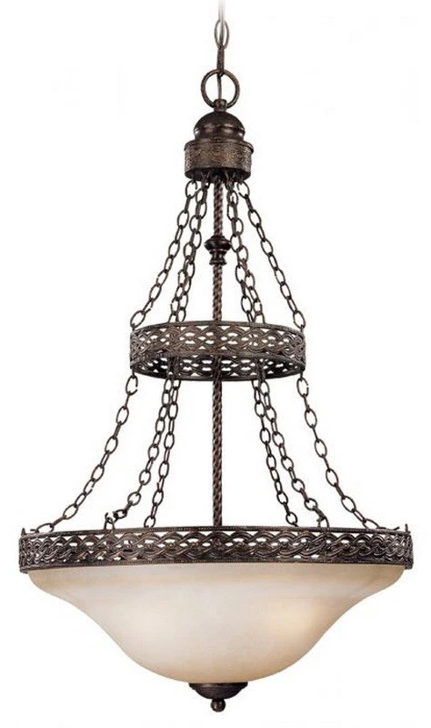 Craftmade Brookshire Manor 3 Light Inverted Pendant in Burnished Armor - Image 1 of 1