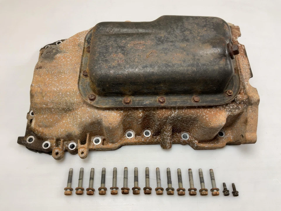 Jeep JK Wrangler OEM 3.6L Upper and Lower Oil Pan Adapter 2012-2018 001815 - Image 1 of 4