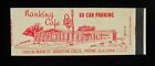 1960s Full Length Nanking Cafe 60 Car Parking 1300 W. Main Barstow CA Matchbook