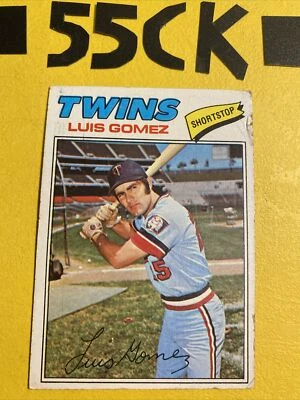 Luis Gomez : 1977 Topps MLB Baseball Card #13 : Minnesota Twins + FREE SHIP 🚚 - Image 1 of 4