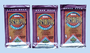 Vintage 91-92 Upper Deck NBA Basketball 91-92 INAUGURAL EDITION 3 PACKS - Bild 1 von 4