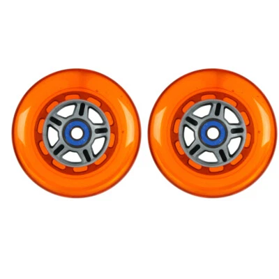 SET OF 2 Orange REPLACEMENT SCOOTER WHEELS for RAZOR