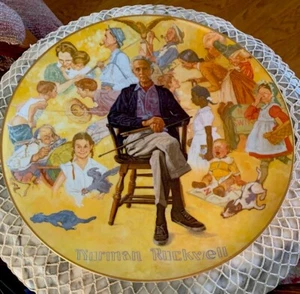 “Norman Rockwell Remembered” Commemorative Plate 1979 COA Box #2469C Collectible - Picture 1 of 6