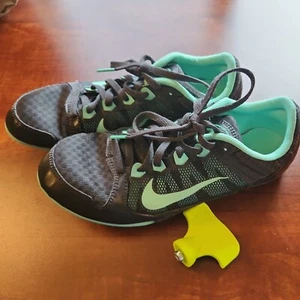 Botines de pista para mujer Nike negros verdes 615982-030 talla US 9 - Imagen 1 de 5