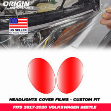 PreCut Headlights Protection Clear Covers Bra Film Kit PPF Fits 2017-2020 BEETLE
