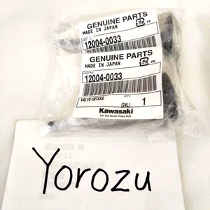 Valvole di aspirazione originali KAWASAKI KX250F 2 set 12004-0033 ×2 nuove Gi... - Foto 1 di 2