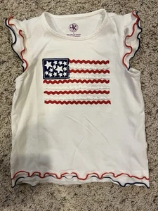 J. Khaki 4T Summer Shirt 4th Of July  Girls - Picture 1 of 3