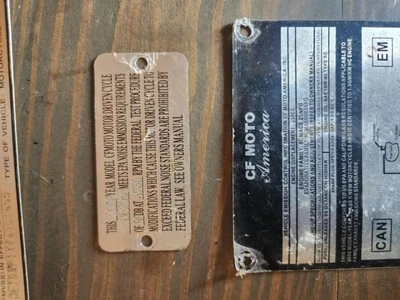 Etiquetas CFMoto Fashion 250 2008 Foto 1 de 3