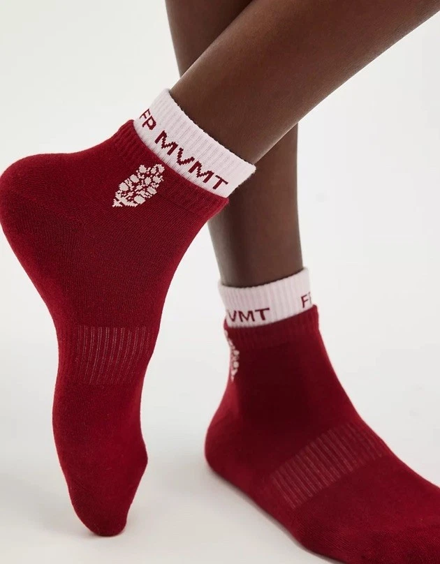 Calcetín Free People Movement X Lucky Honey Tube Bannbutt OSFM Rojo Rosa Foto 1 de 4