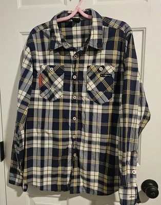 ENYCE Y2K Men's Button Down EUC Size XL - Image 1 of 4