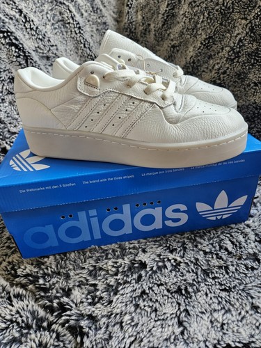 UK 9 Adidas Rivalry Lux Low Cloud bianco avorio IF7184
