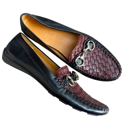 Robert Zur 2367 Perlata вождения мокасины мокасины туфли коричневый черный 9 4A женщин - Изображение 1 из 4