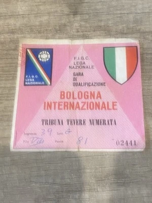 Bologna-inter biglietto/ticket 1964 calcio spareggio Scudetto (inter,Milan,Juve) - Immagine 1 di 2
