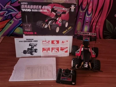 Taiyo RC Aero Grabber 4WD Vintage Car Radio Control Car Boxed Untested Complete - Image 1 of 4